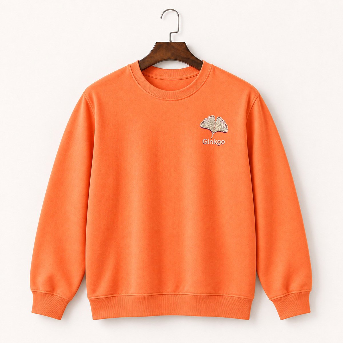 Ginkgo Leaf Fan Crewneck Sweatshirt 3