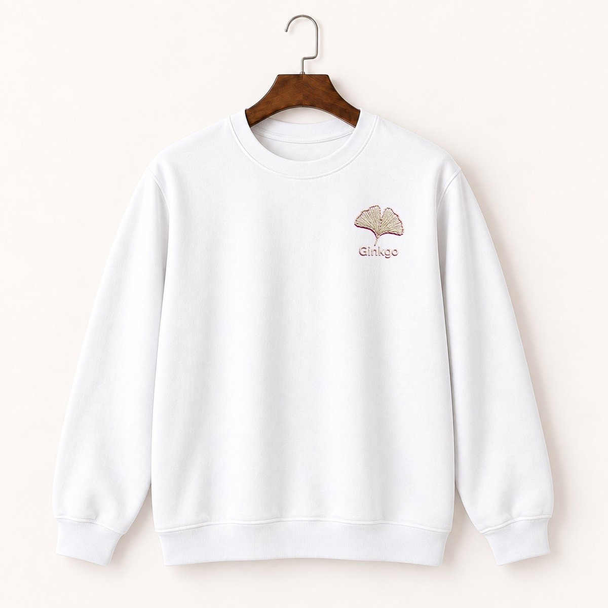 Ginkgo Leaf Fan Crewneck Sweatshirt 5