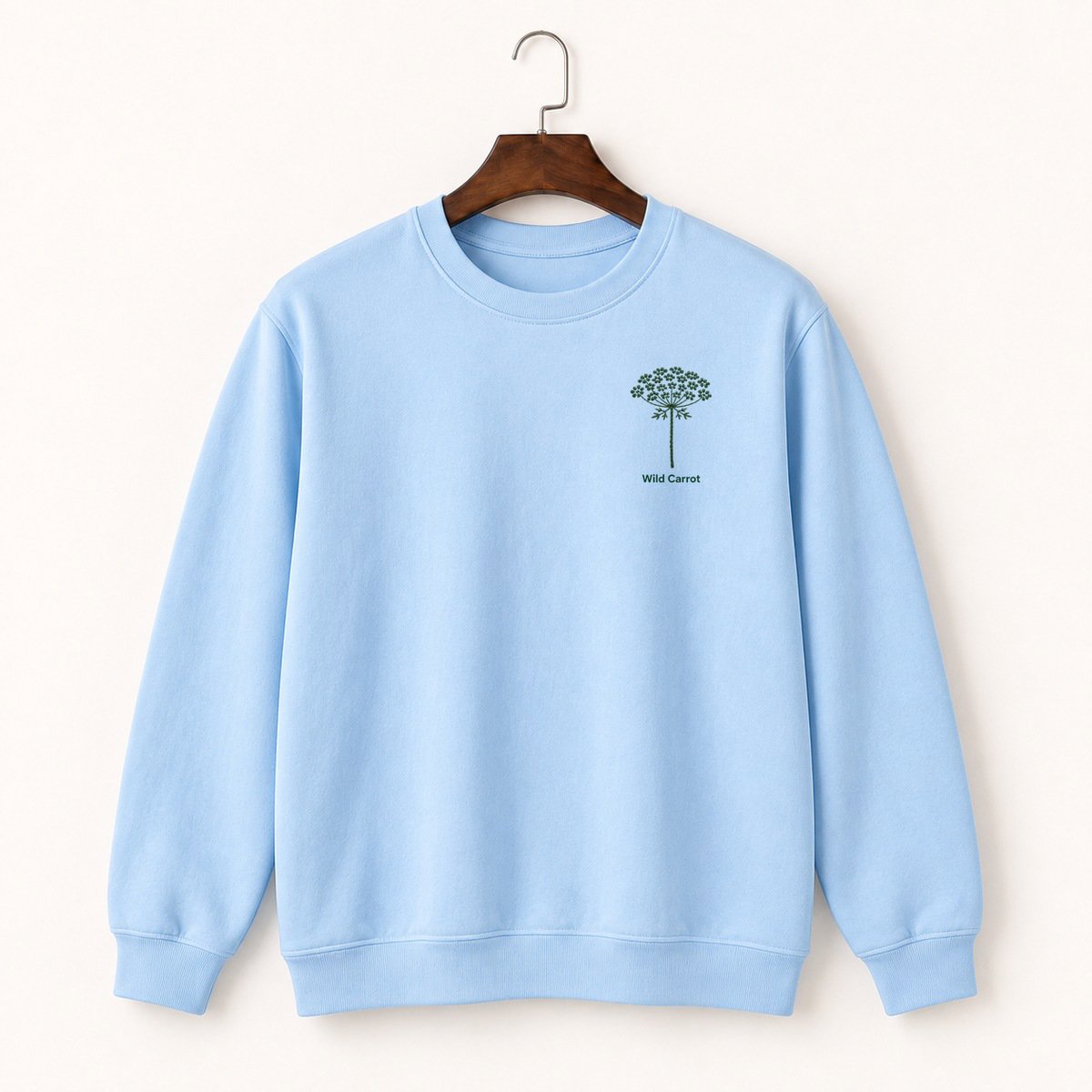 Wild Carrot Blossom Crewneck Sweatshirt 1