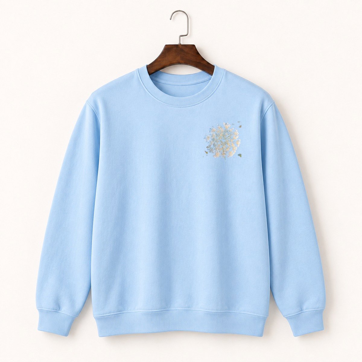 Queen Annes Lace Crewneck Sweatshirt 1