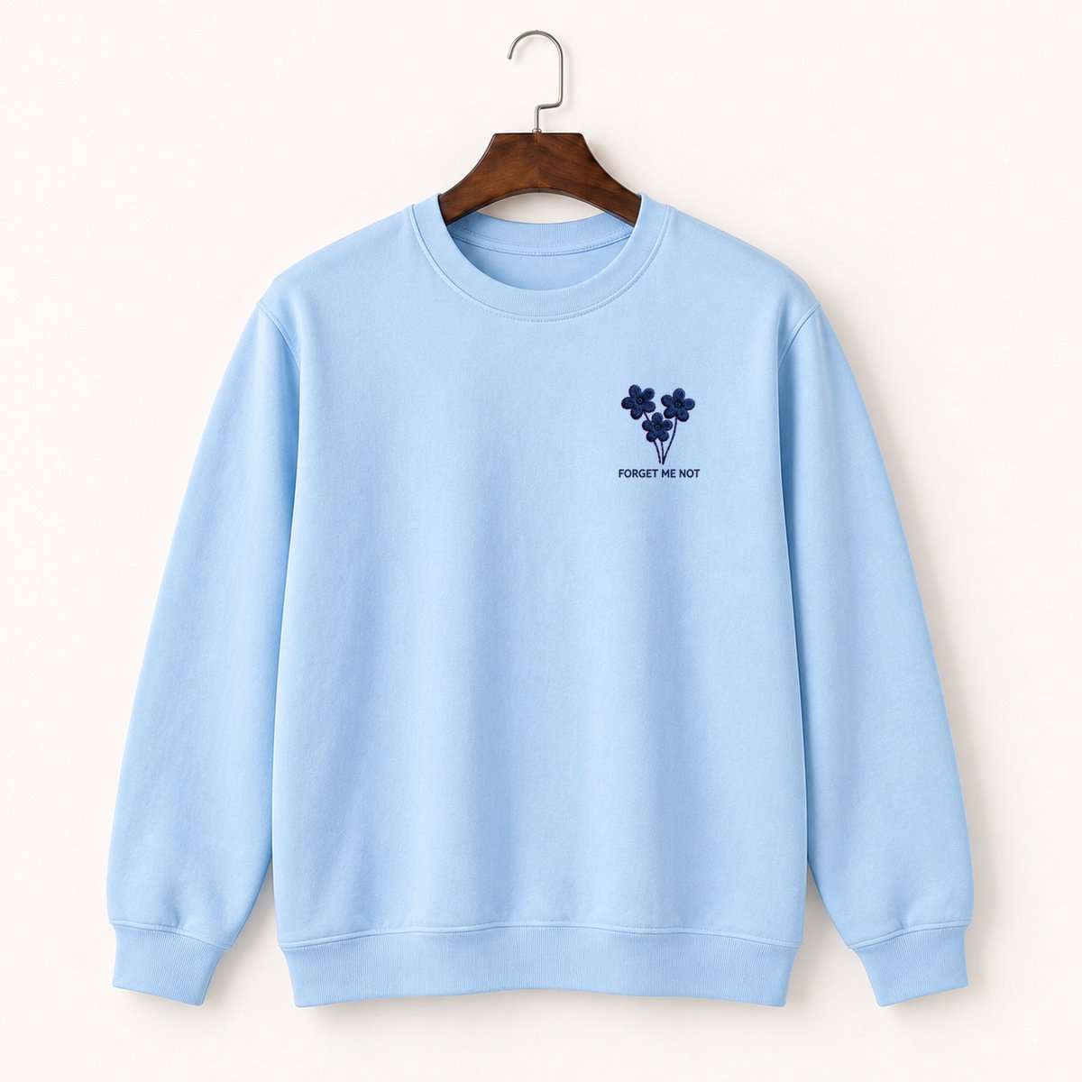 Forget-Me-Not Cluster Crewneck Sweatshirt 1