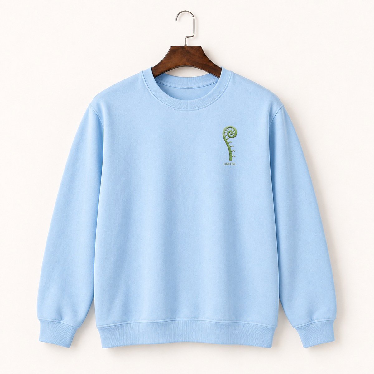 Fern Frond Crewneck Sweatshirt 1