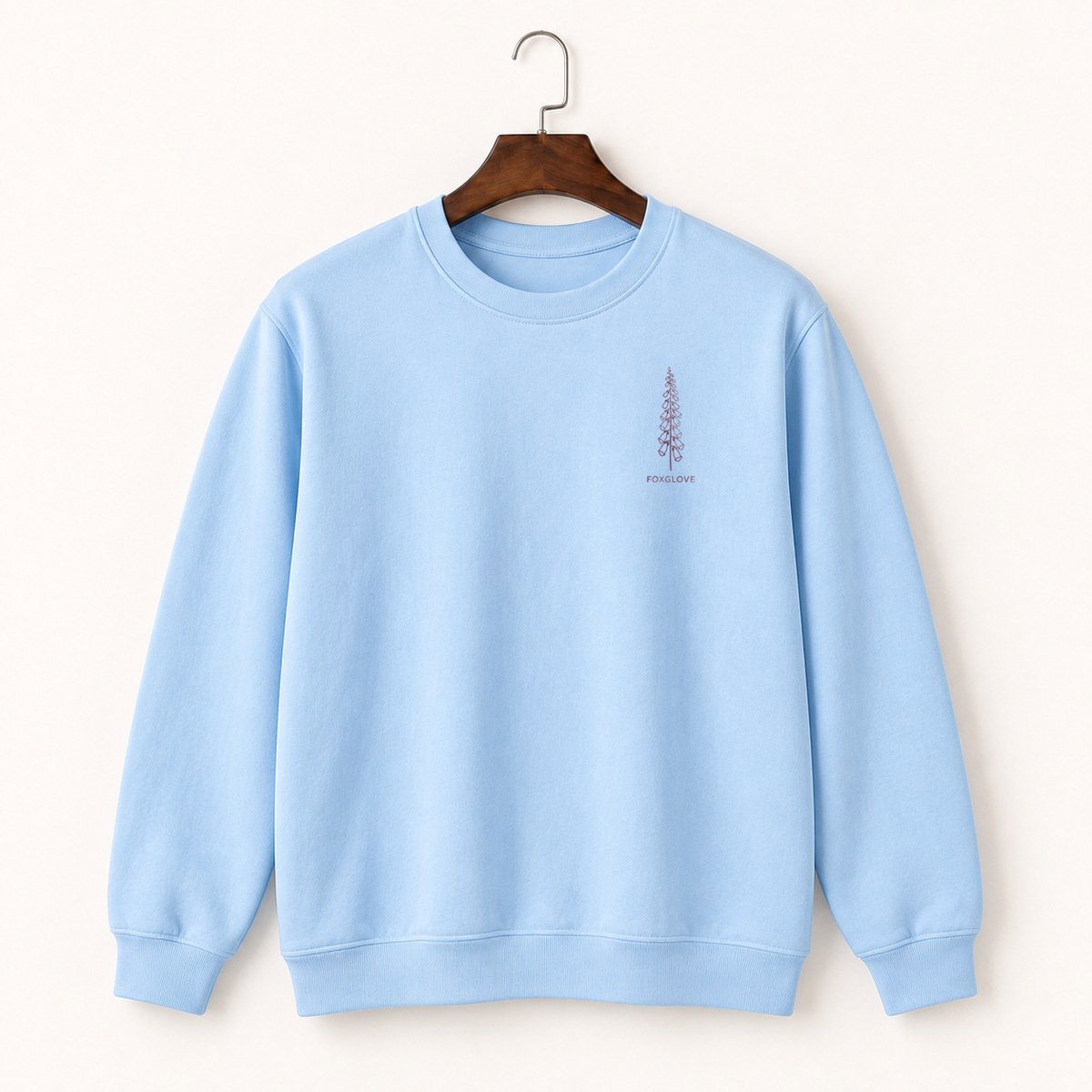 Foxglove Stem Crewneck Sweatshirt 1