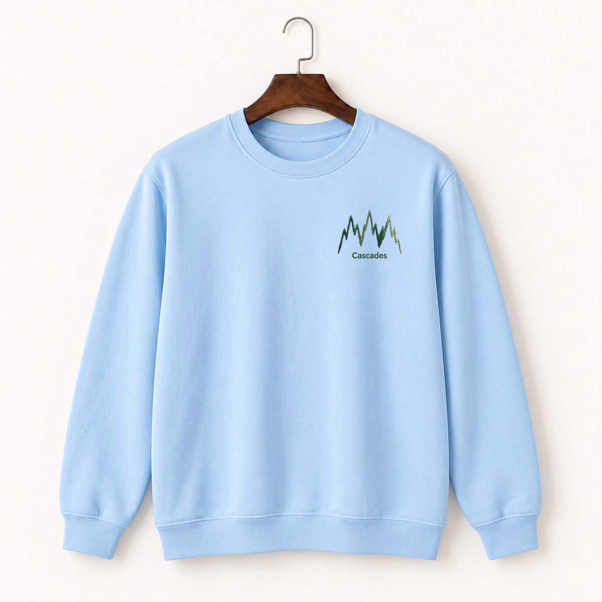 Cascade Mountain Range Crewneck Sweatshirt 1