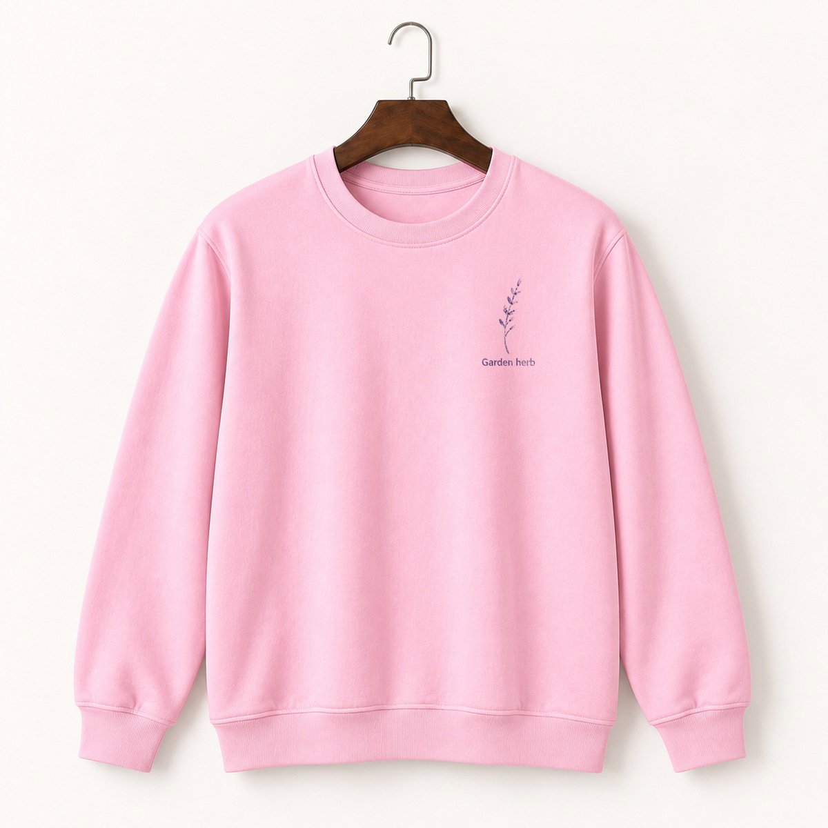 Lavender Sprig Crewneck Sweatshirt 4
