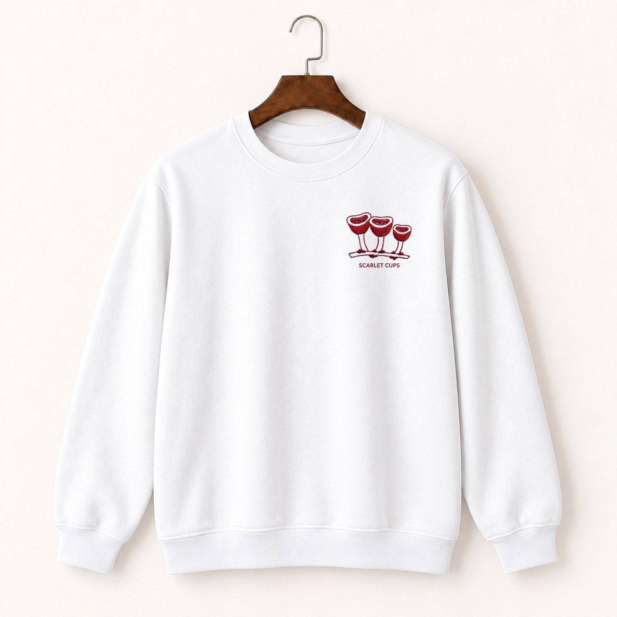 Scarlet Elf Cup Mushroom Crewneck Sweatshirt 5