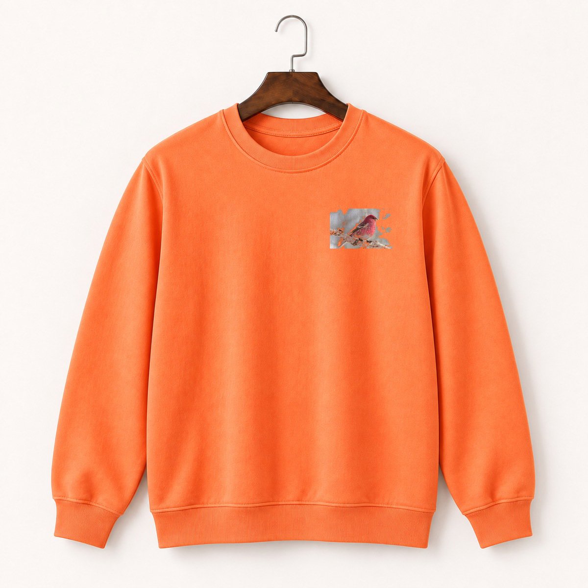 Pine Grosbeak Crewneck Sweatshirt 3
