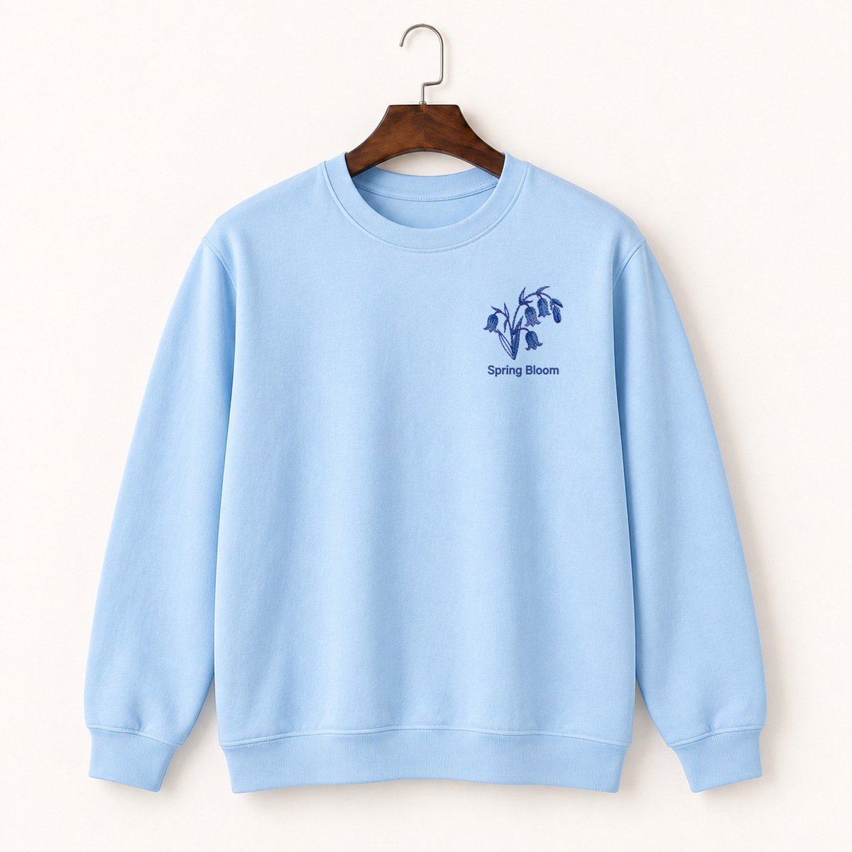Bluebell Patch Crewneck Sweatshirt 1
