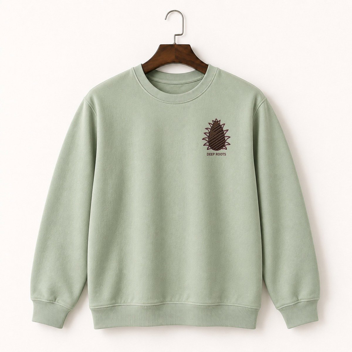 Douglas Fir Cone Crewneck Sweatshirt 2