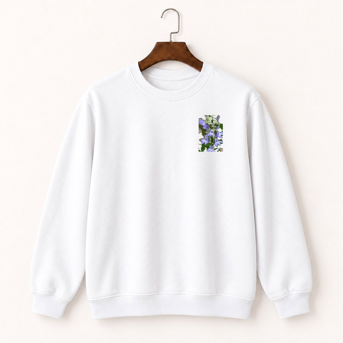 Lobelia Wildflower Stem Crewneck Sweatshirt 5