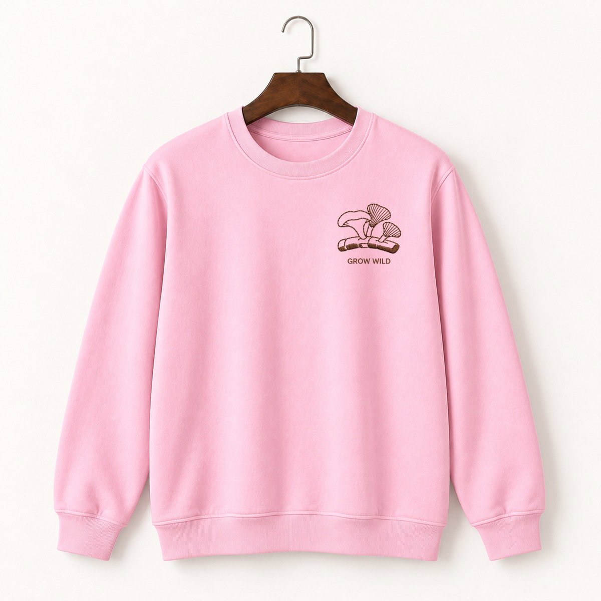 Oyster Mushroom Cluster Crewneck Sweatshirt 4