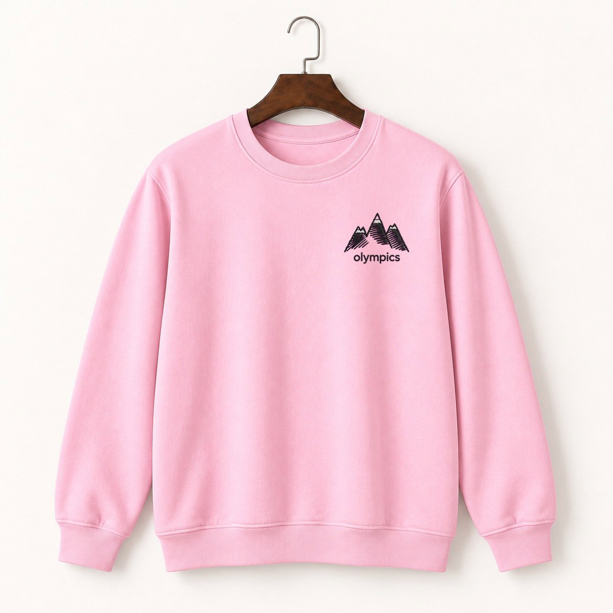 Olympic Mountain Peaks Crewneck Sweatshirt 4