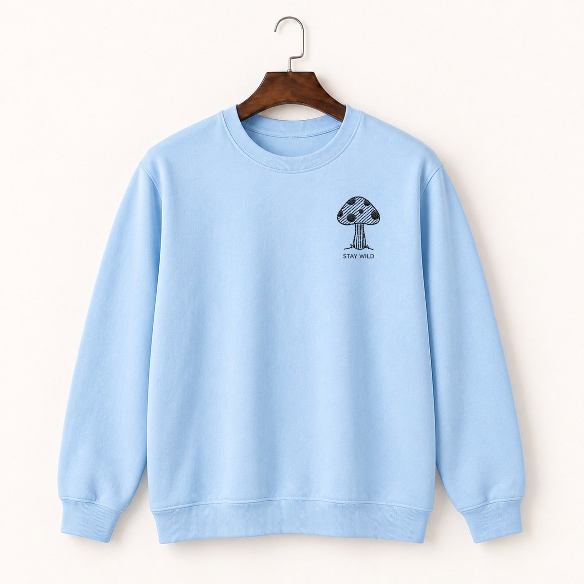 Fly Agaric Mushroom Crewneck Sweatshirt 1