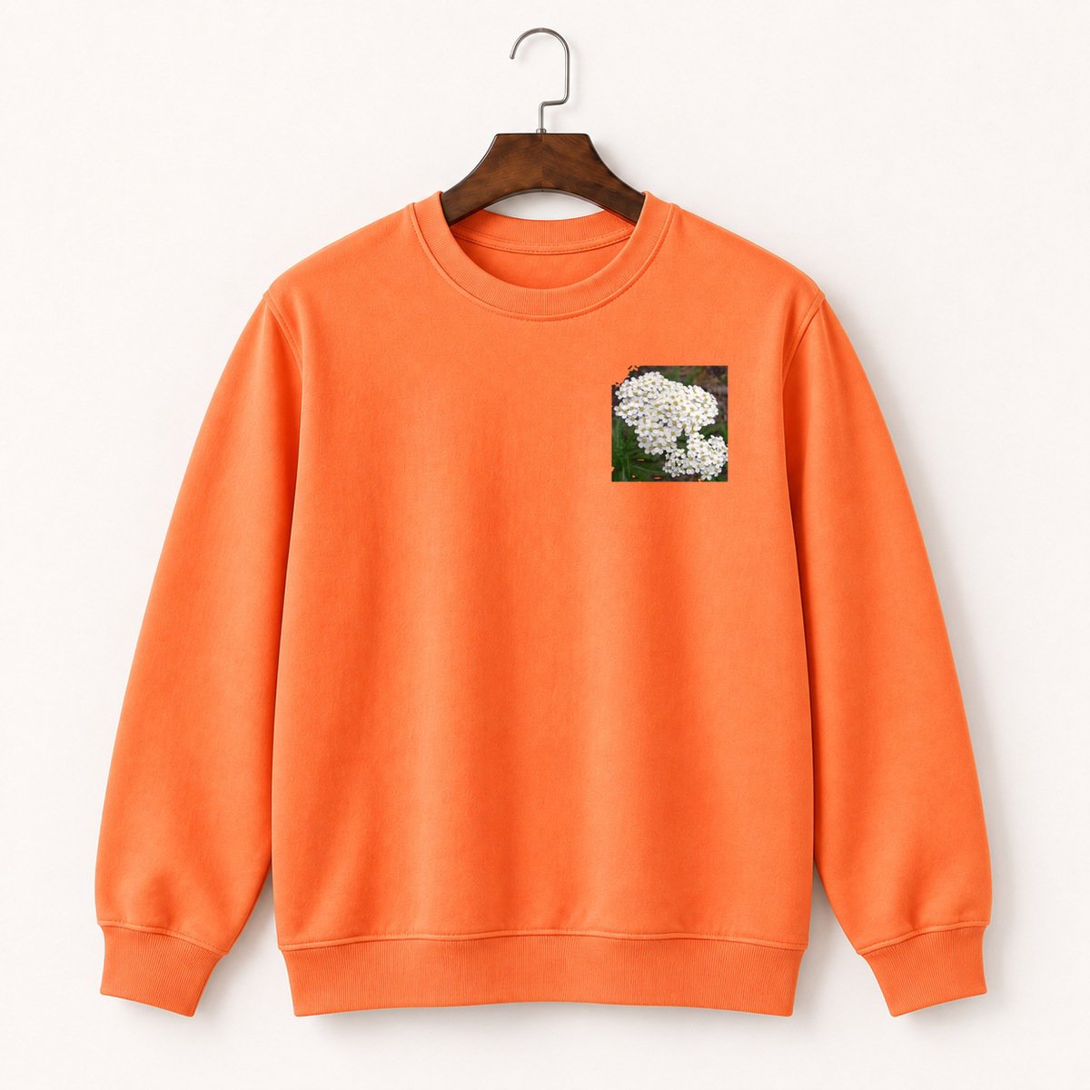 Yarrow Flower Head Crewneck Sweatshirt 3