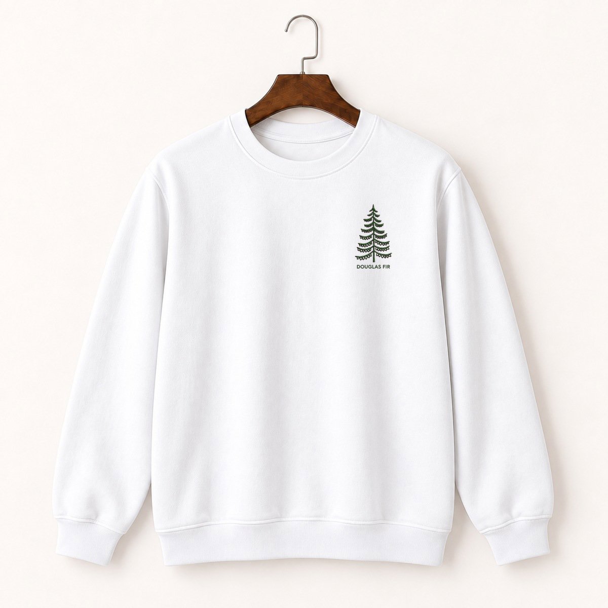 Douglas Fir Tree Crewneck Sweatshirt 5