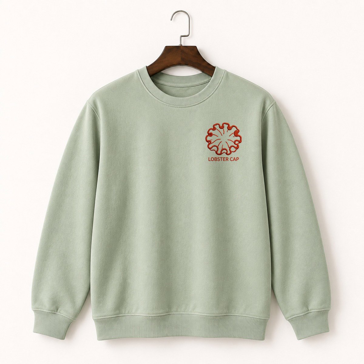 Lobster Mushroom Cap Crewneck Sweatshirt 2