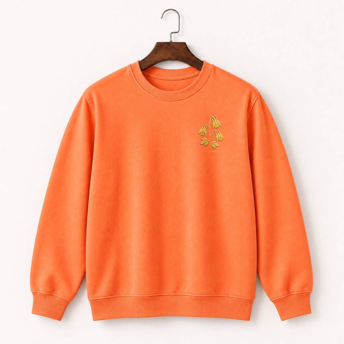 Wild Columbine Plant Crewneck Sweatshirt 3