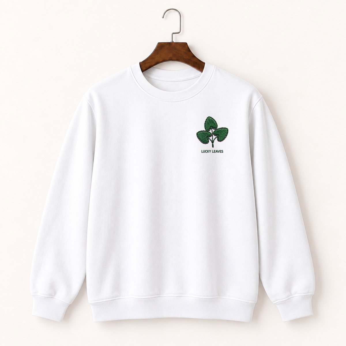 Wood Sorrel Leaf Crewneck Sweatshirt 5