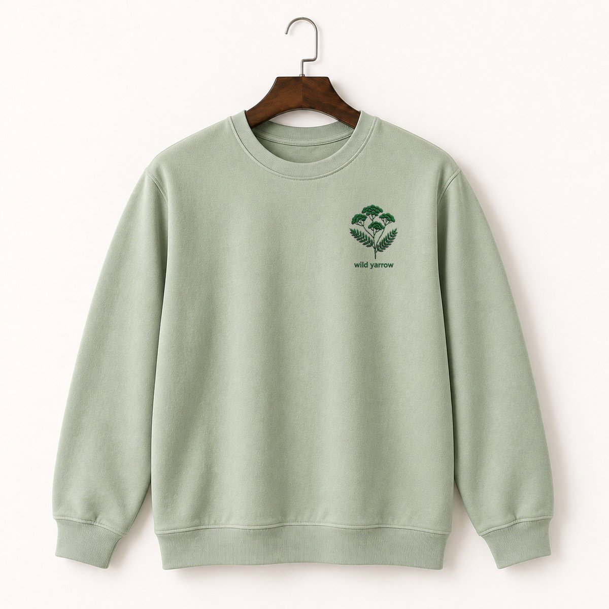 Wild Yarrow Flower Crewneck Sweatshirt 2
