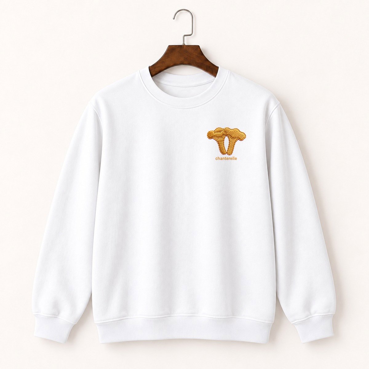 Chanterelle Mushroom Crewneck Sweatshirt 5