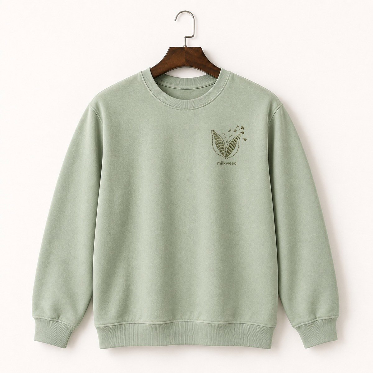 Milkweed Pod Botanical Crewneck Sweatshirt 2