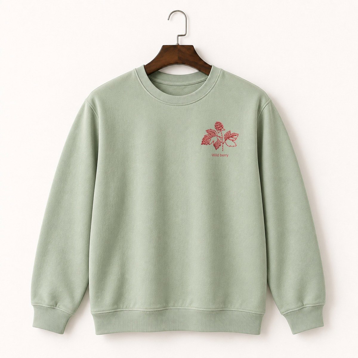 Thimbleberry Plant Crewneck Sweatshirt 2
