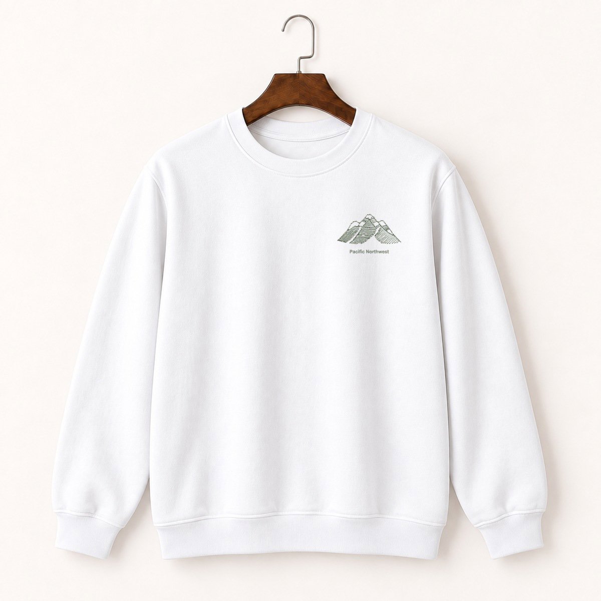 Mount Rainier Peak Crewneck Sweatshirt 5