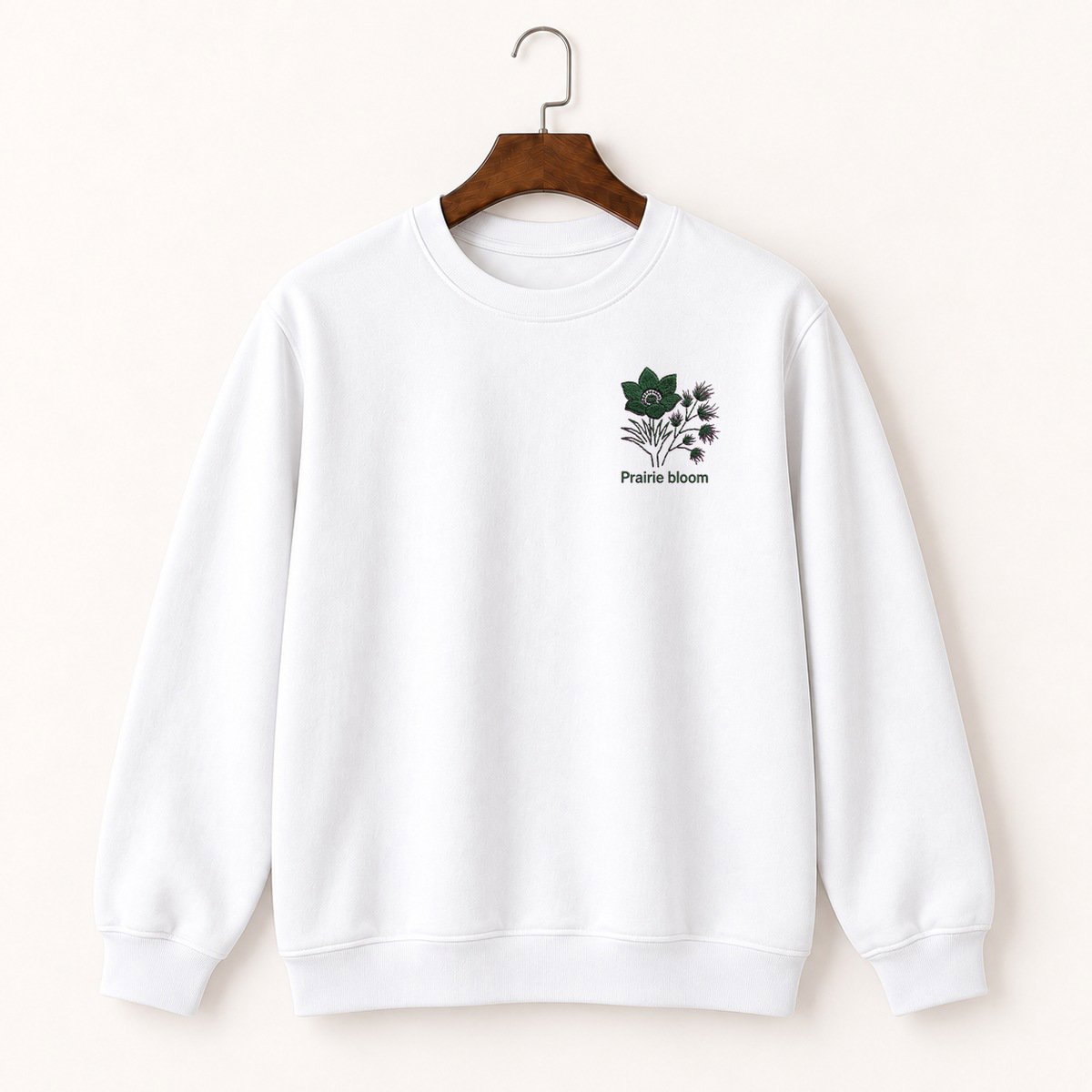 Pasqueflower Bloom Crewneck Sweatshirt 5