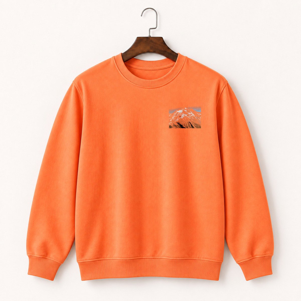 Glacier Peak Mountain Crewneck Sweatshirt 3