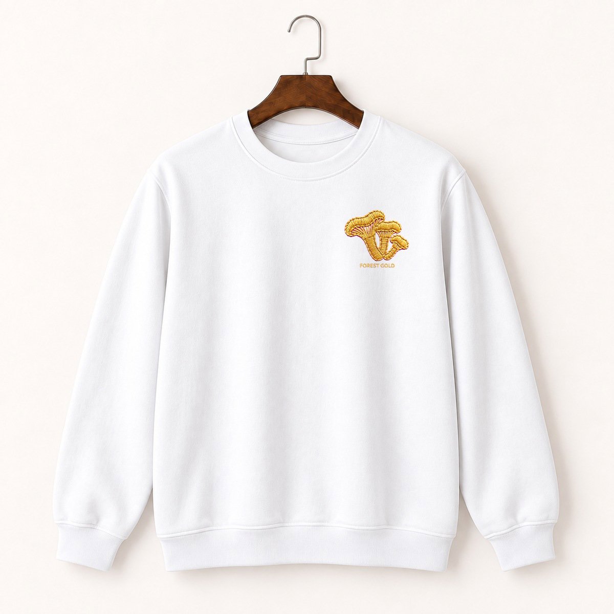 Chanterelle Mushroom Crewneck Sweatshirt 5