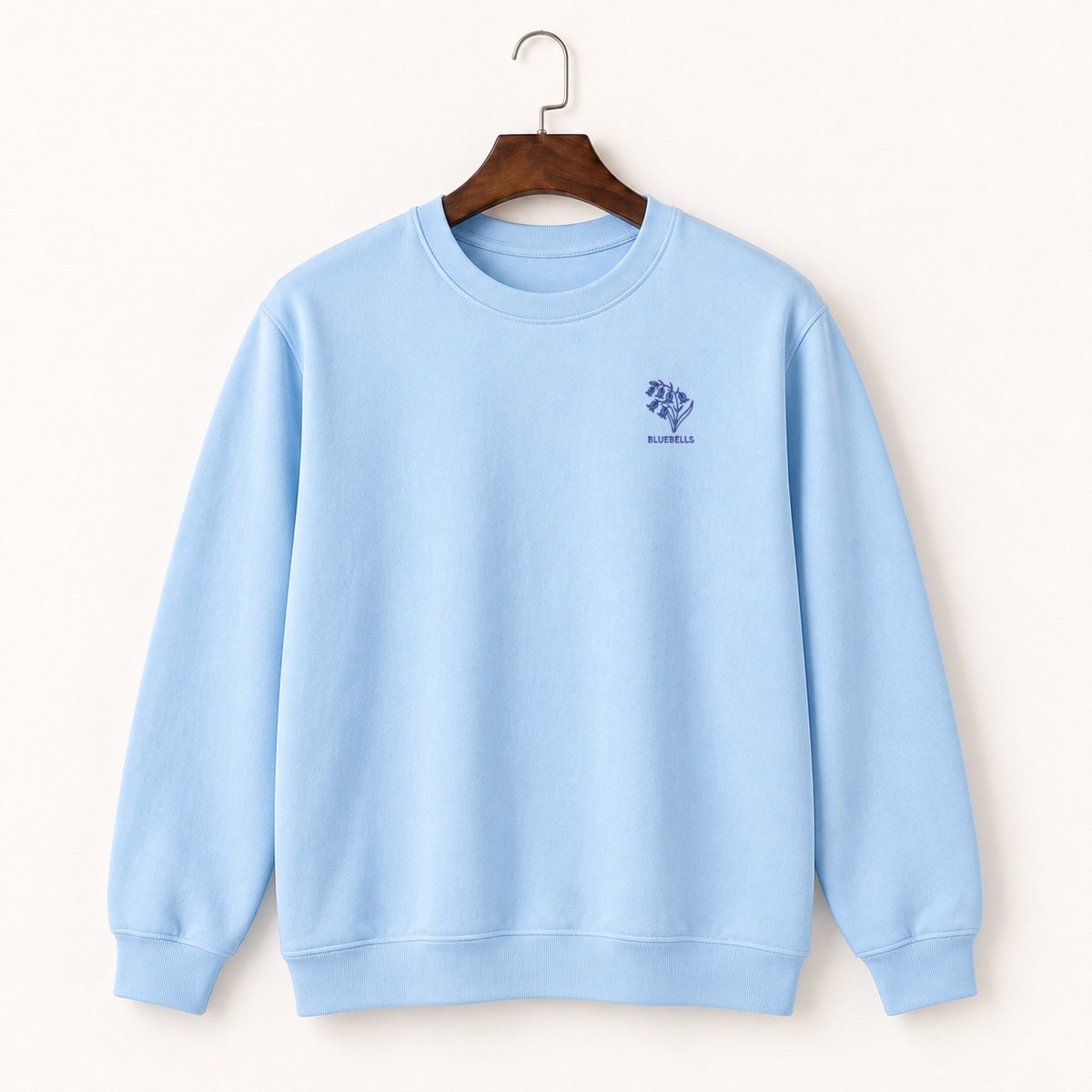 Bluebell Flowers Crewneck Sweatshirt 1
