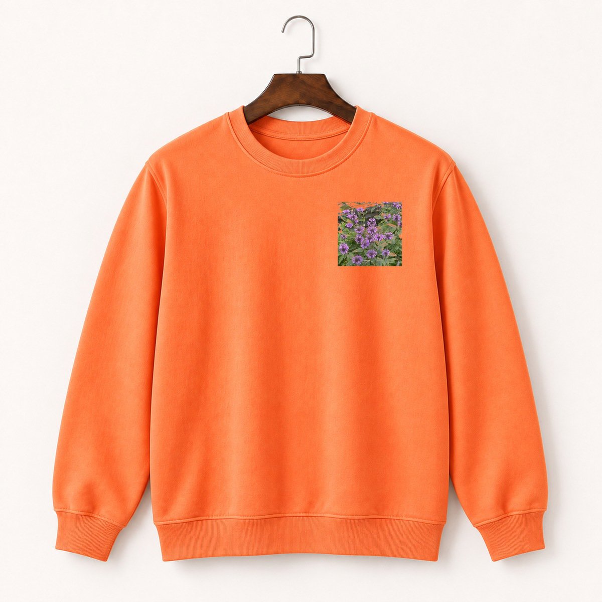 Wild Bergamot Plant Crewneck Sweatshirt 3