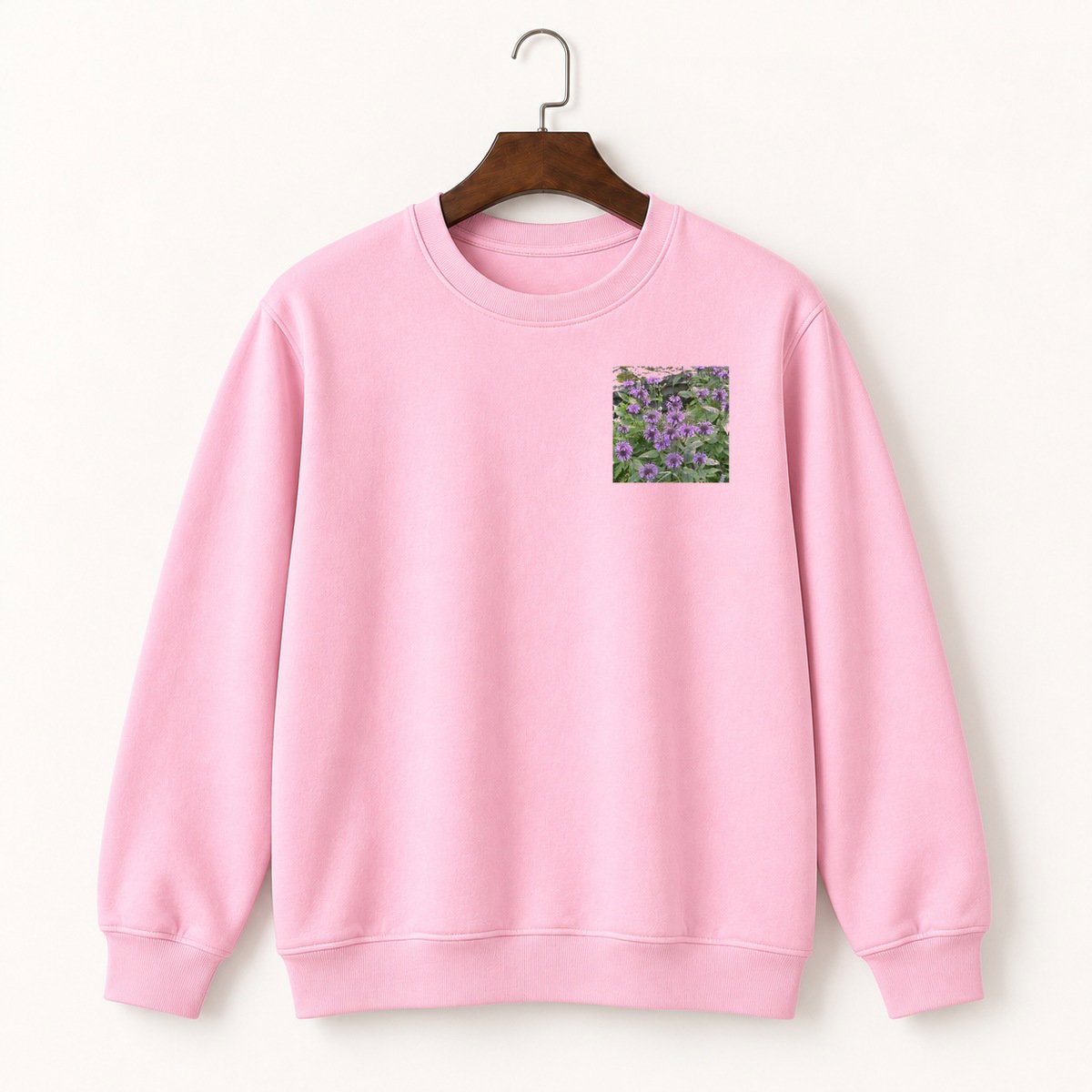 Wild Bergamot Plant Crewneck Sweatshirt 4