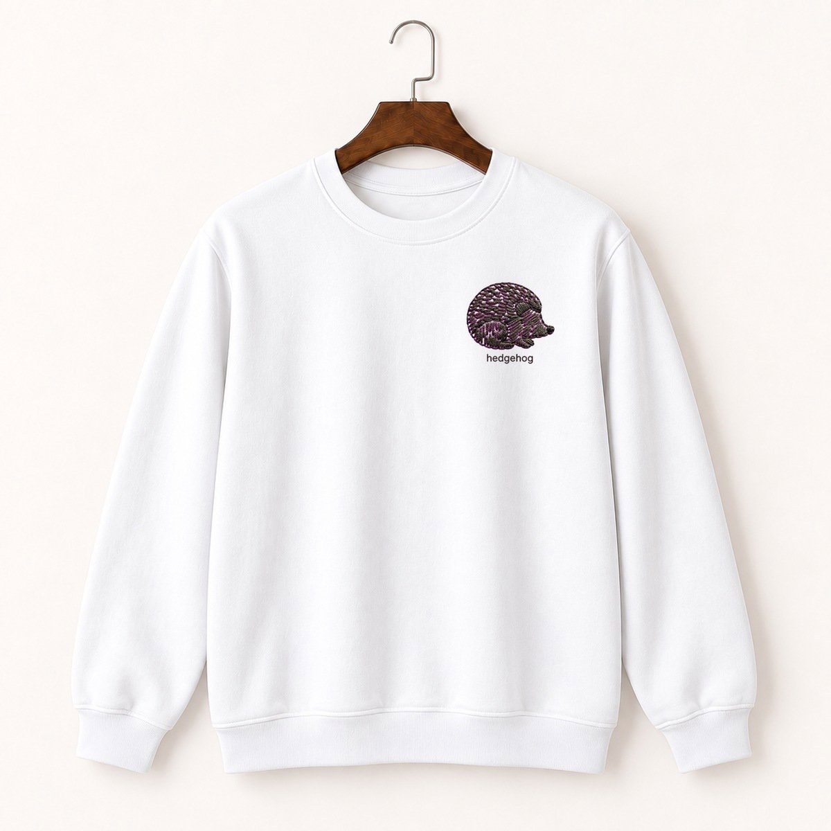 Woodland Hedgehog Crewneck Sweatshirt 5