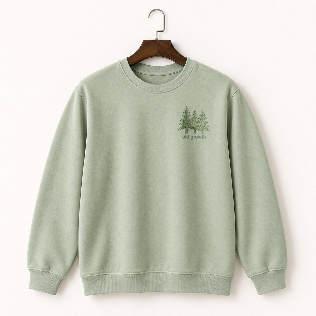Old Growth Spruce Forest Crewneck Sweatshirt 2