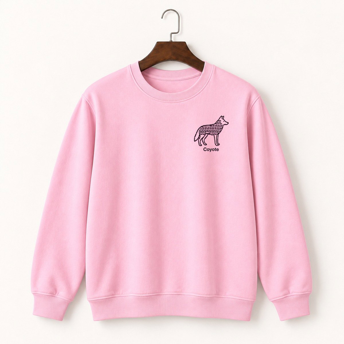 Coyote Standing Crewneck Sweatshirt 4