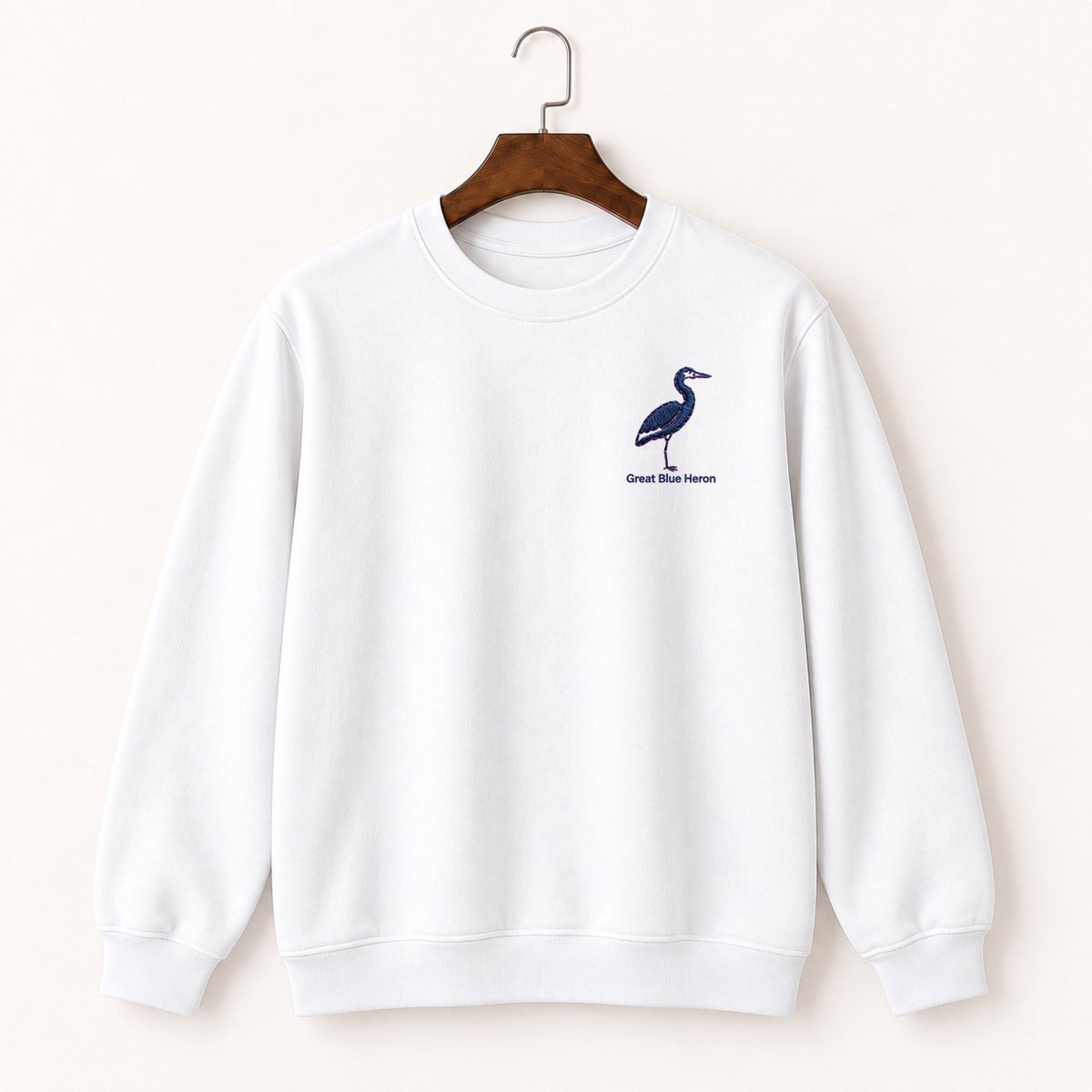 Great Blue Heron Crewneck Sweatshirt 5