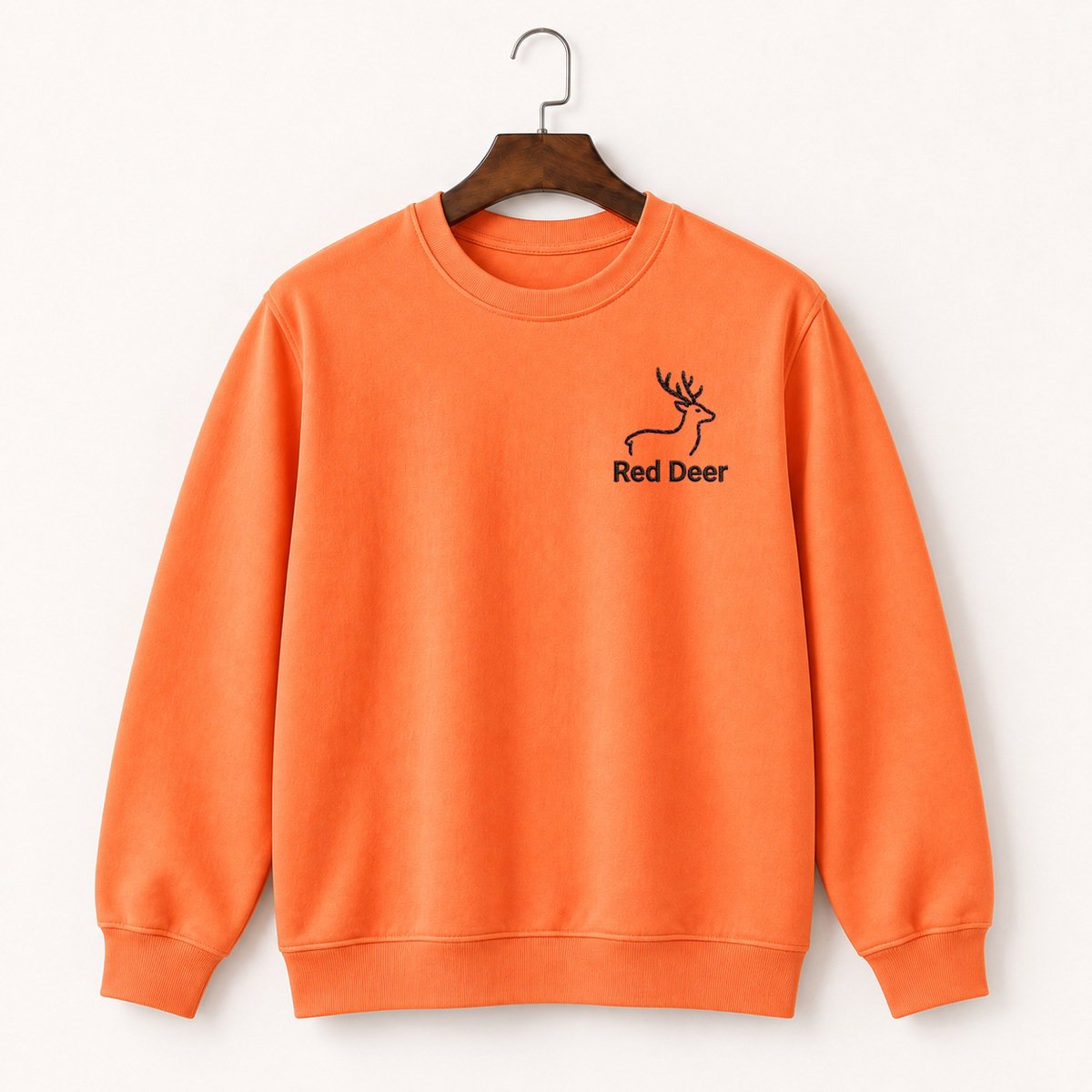 Red Deer Stag Crewneck Sweatshirt 3