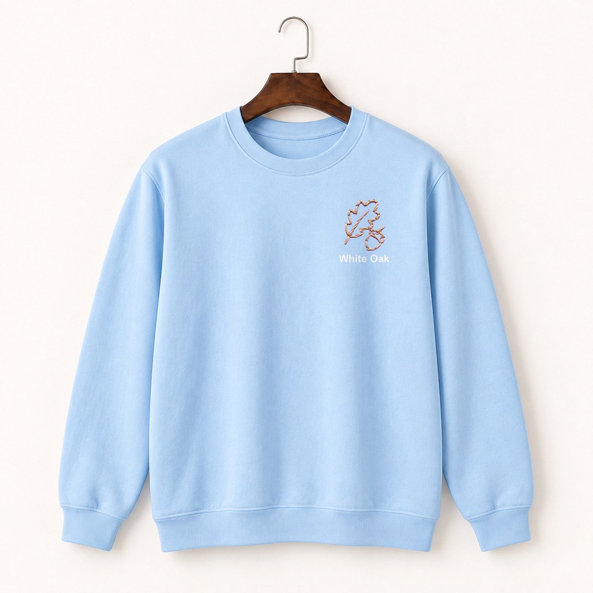White Oak Acorn Crewneck Sweatshirt 1