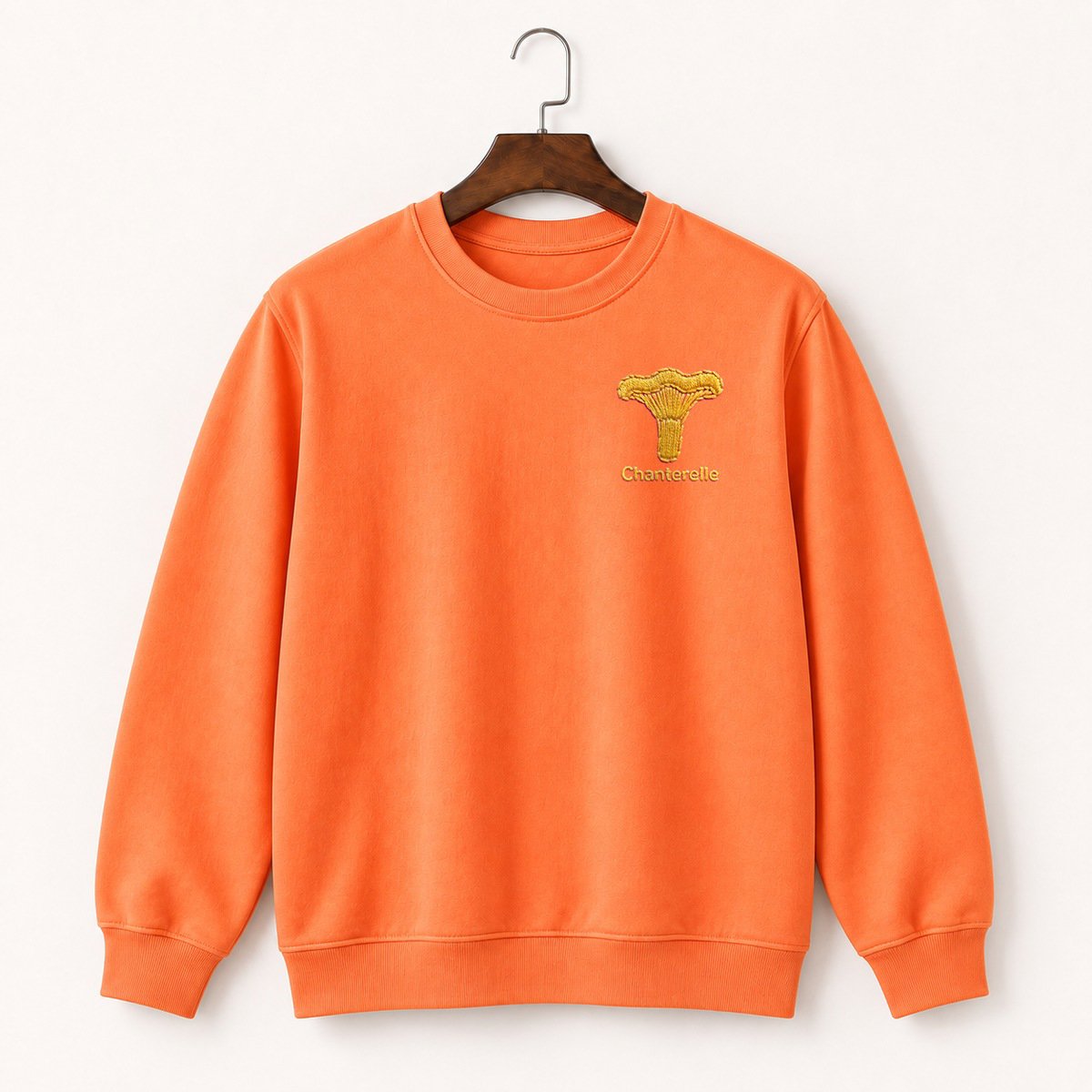 Chanterelle Mushroom Crewneck Sweatshirt 3