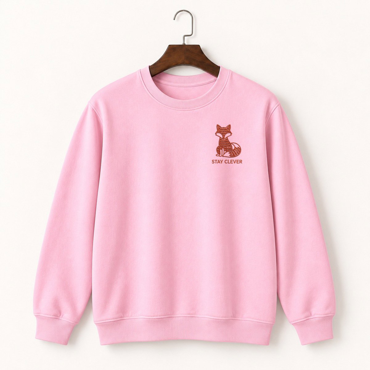 Red Fox Sitting Crewneck Sweatshirt 4