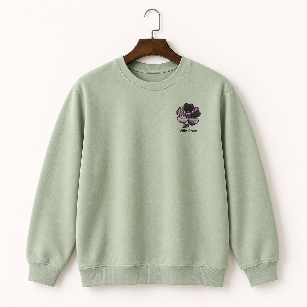 Wild Rose Blossom Crewneck Sweatshirt 2