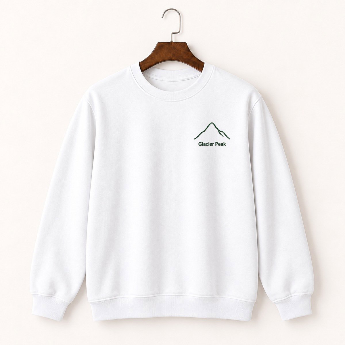 Glacier Peak Mountain Crewneck Sweatshirt 5