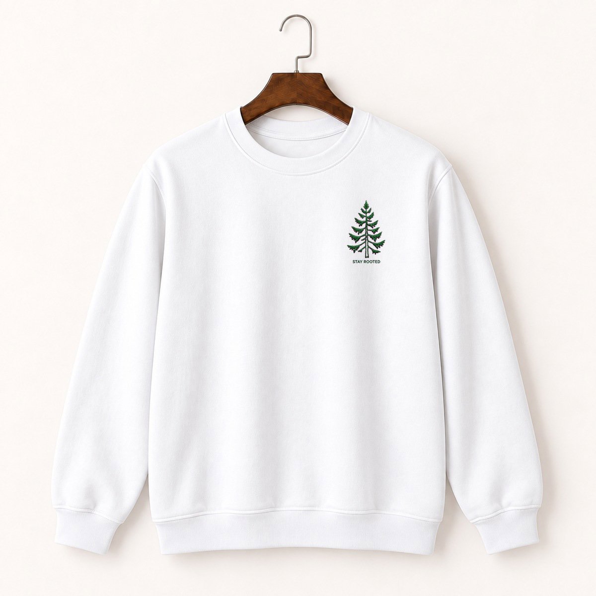 Douglas Fir Tree Crewneck Sweatshirt 5