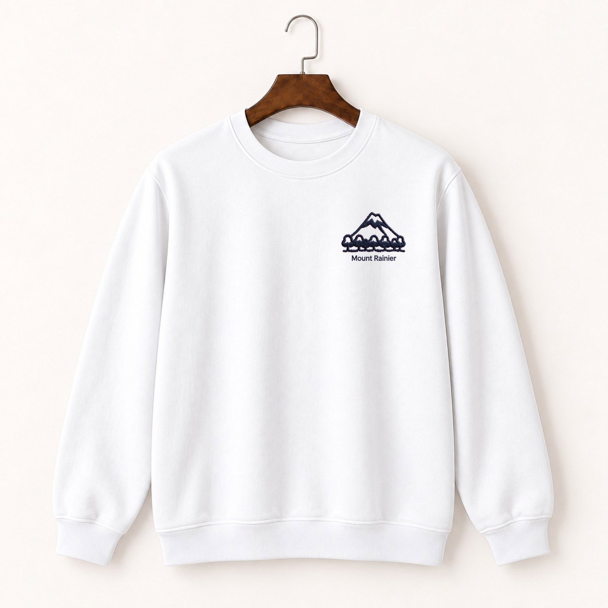 Mount Rainier Peak Crewneck Sweatshirt 5