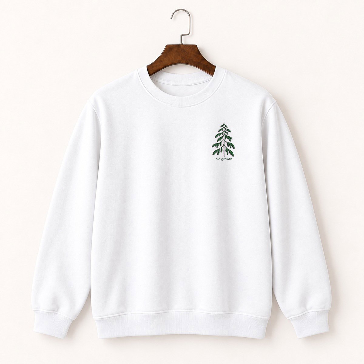 Western Hemlock Tree Crewneck Sweatshirt 5