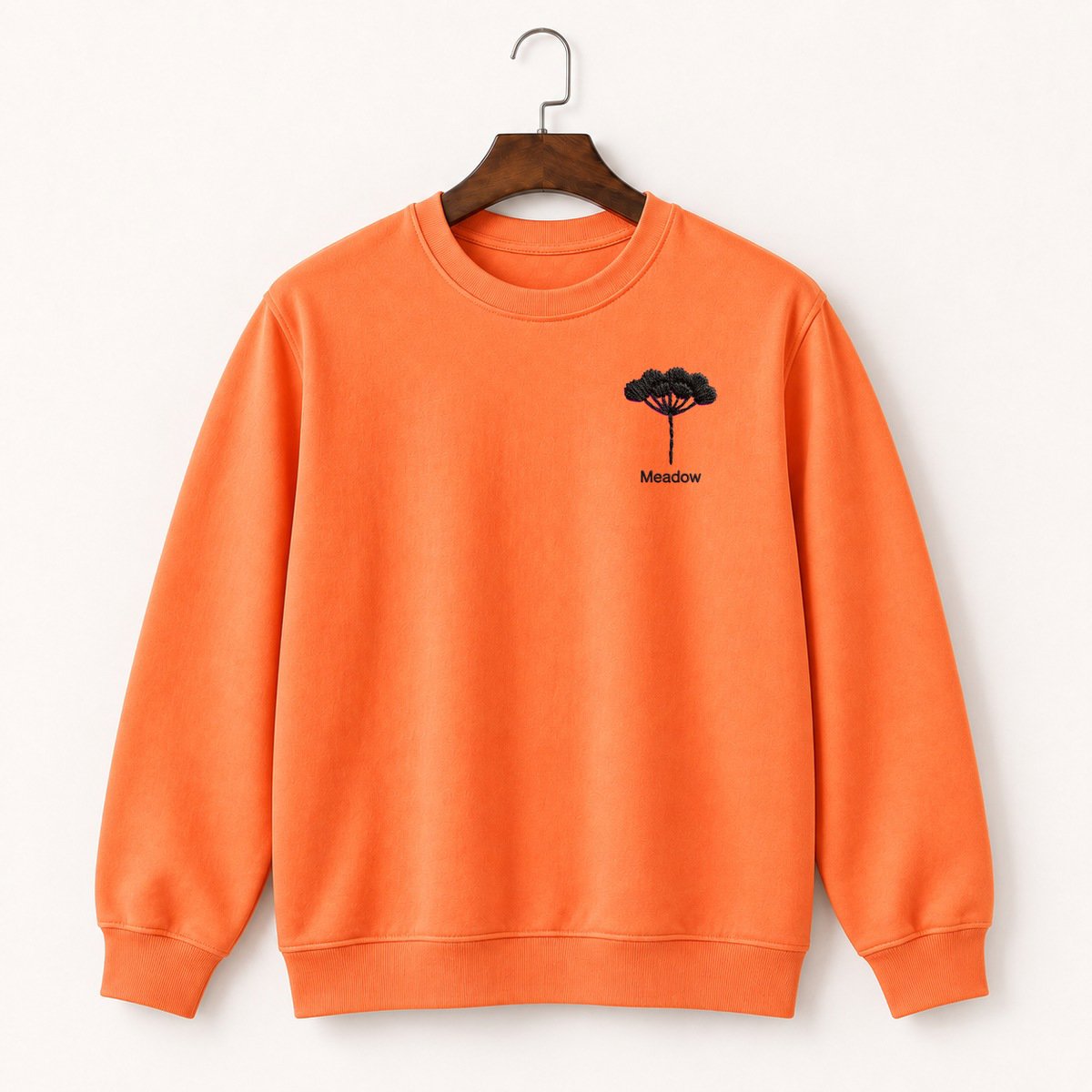 Queen Annes Lace Wildflower Crewneck Sweatshirt 3