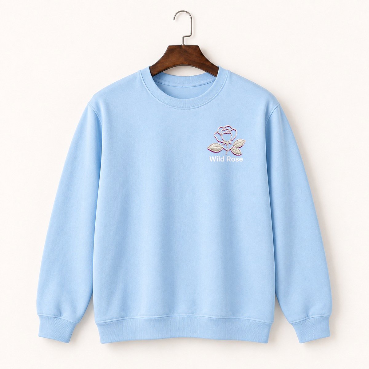 Wild Rose Botanical Crewneck Sweatshirt 1