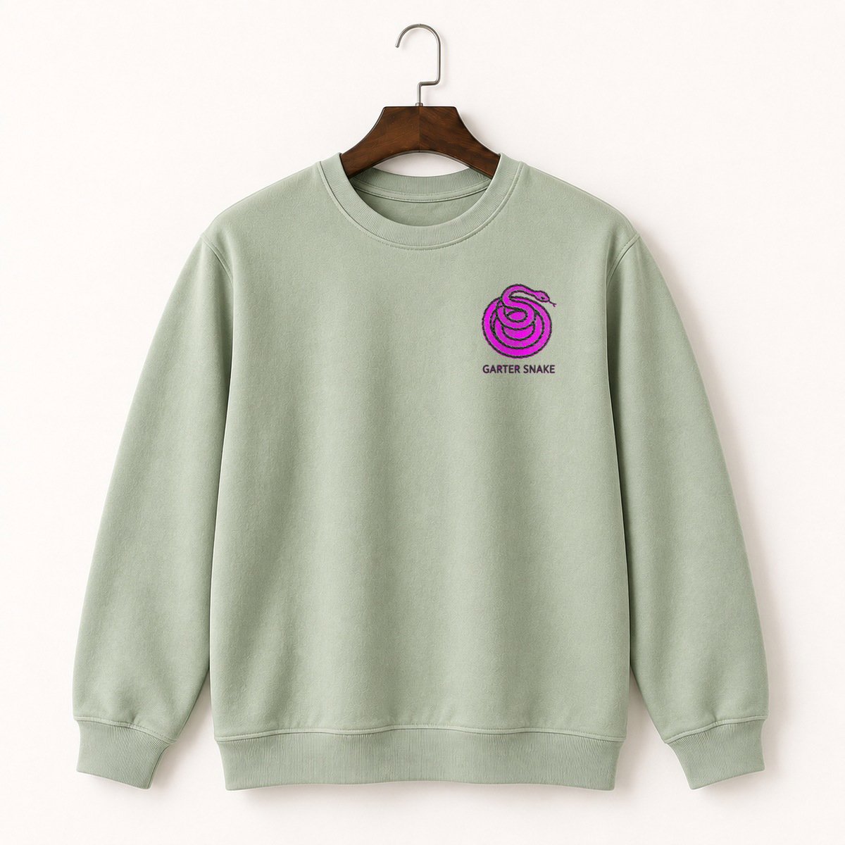Garter Snake Coiled Crewneck Sweatshirt 2