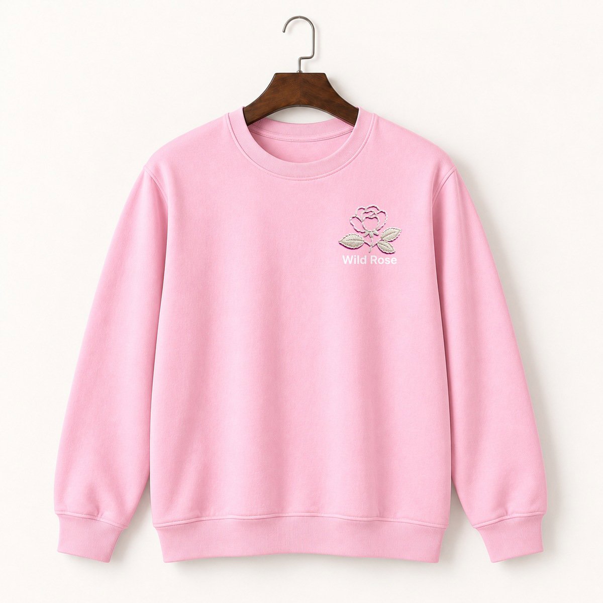 Wild Rose Botanical Crewneck Sweatshirt 4